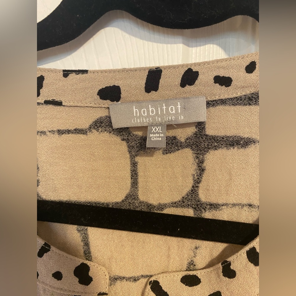 Habitat Stone Confetti 2 Piece Tunic Pant Set NWT XXL - Picture 10 of 14